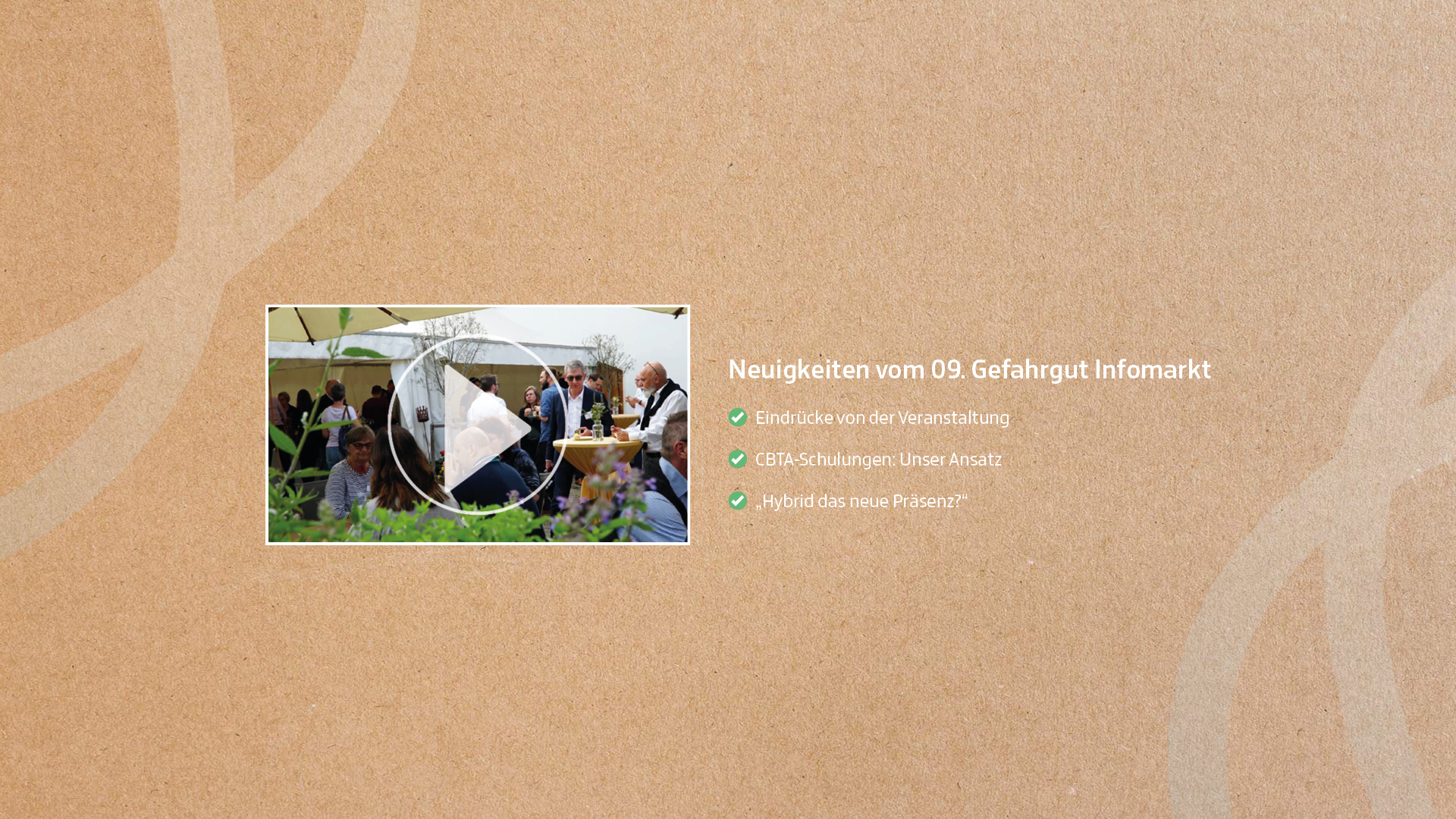 09. Gefahrgut-Infomarkt: Lösungen zu CBTA & Co. und Neuigkeiten aus dem „Hybrid-Saustall“