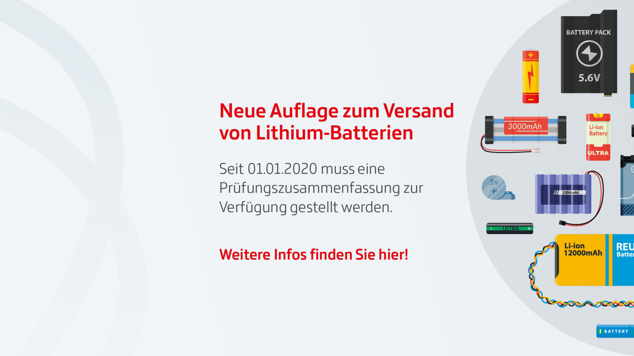 Pruefungszusammenfassung für Lithium-Batterien, UN 38.3 Test